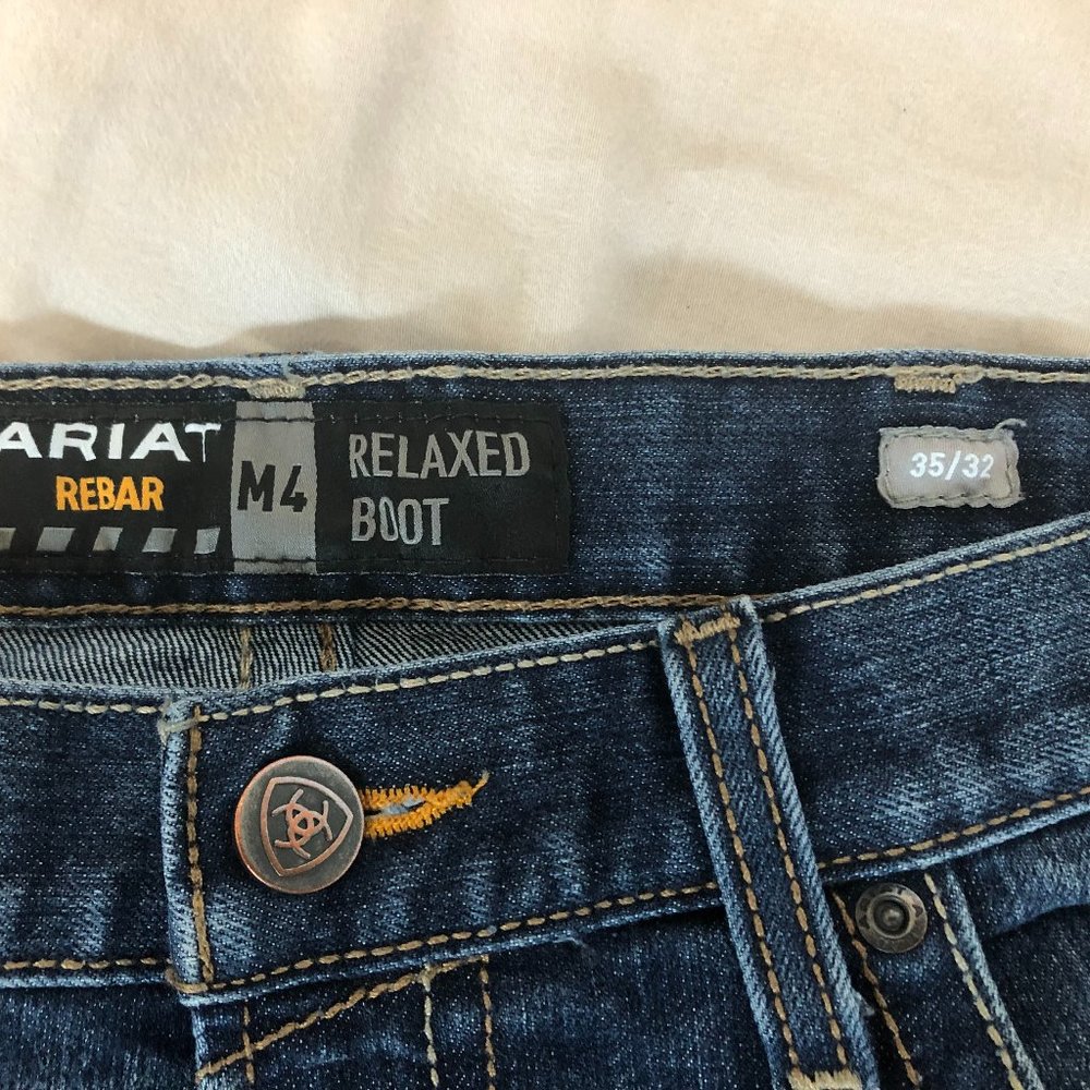 COPY - ARIAT Rebar M4 Relaxed Boots Jeans 35x32